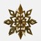 AreaDeco; Christmas Hanging Snowflake Decorations, 3D Gold Snowflake Ornaments for Winter Wonderland Decorations Frozen Birthday Party Supplies, Snowflakes for Christmas Decorations Indoor Home Decor; Category:Ceiling Decorations; Image:4